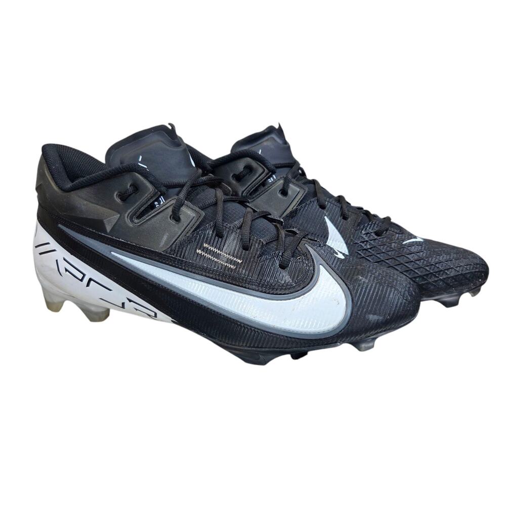 Men's Size 15 Nike Vapor Edge Elite 360 2 Football Cleats Black White Sports